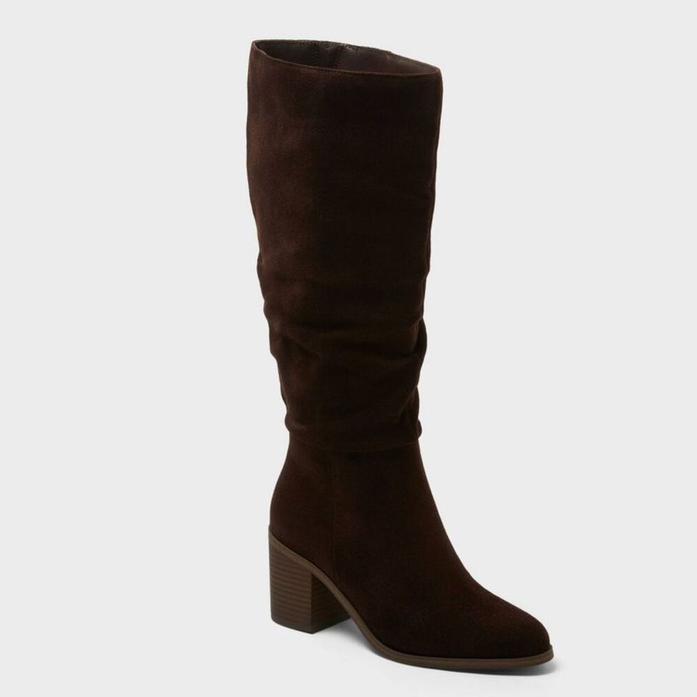 Women's Kitty Tall Boots - Universal Thread Chocolate 9